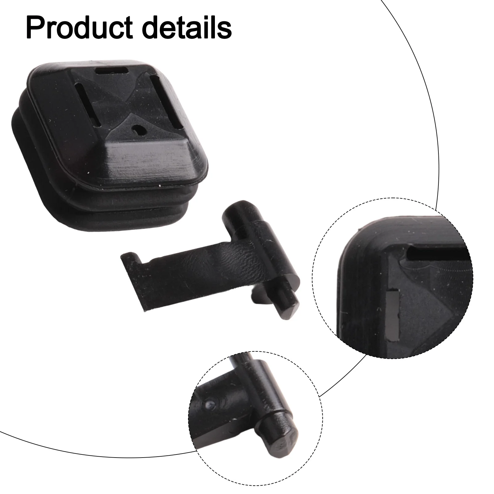 For Land Rover Fuel Flap Latch Repair Kit BPA780110 Black CAL500 070 Direct Fit Easy Installation Plastic 1SET