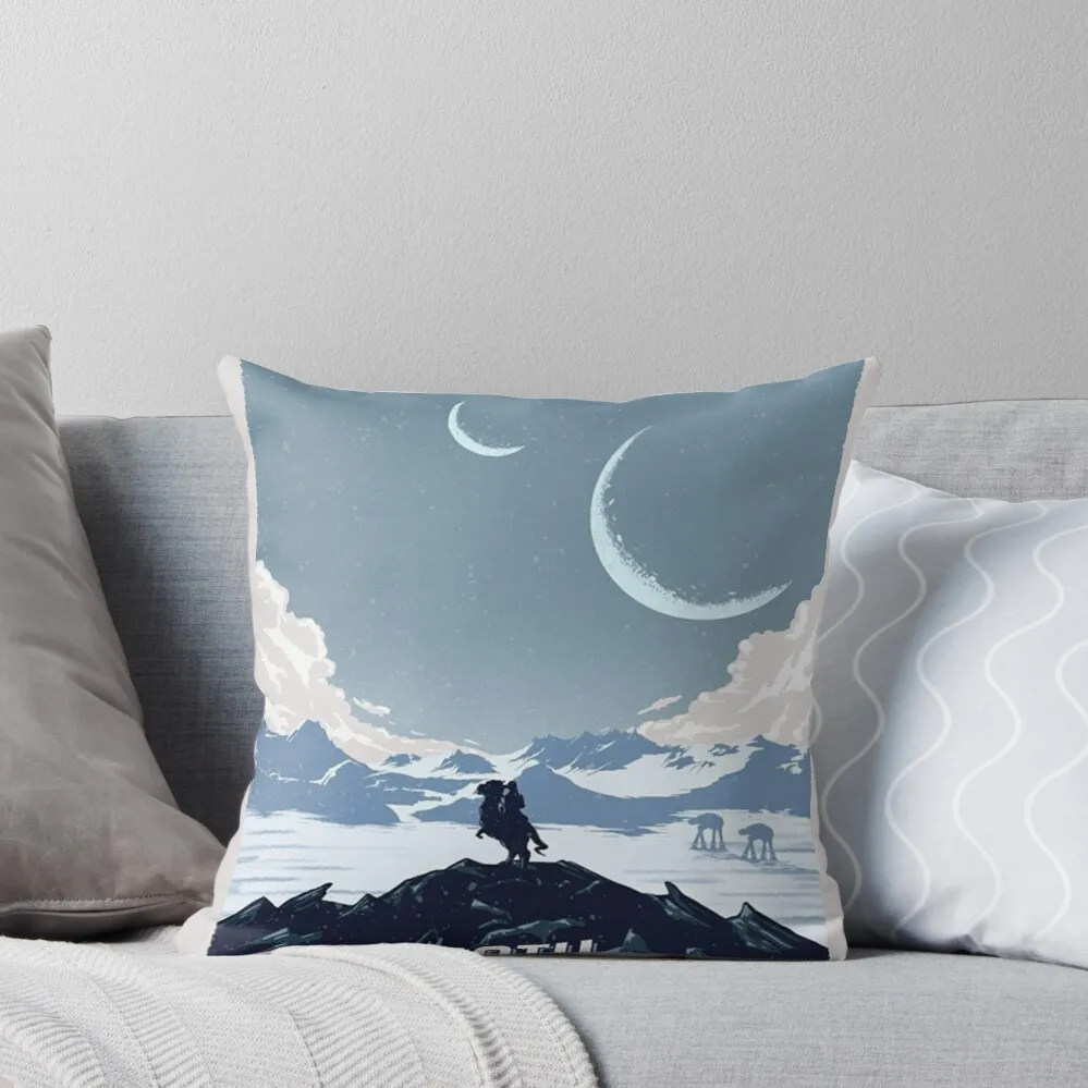 

Visit Hoth Throw Pillow christmas pillowcases Custom Cushion Photo