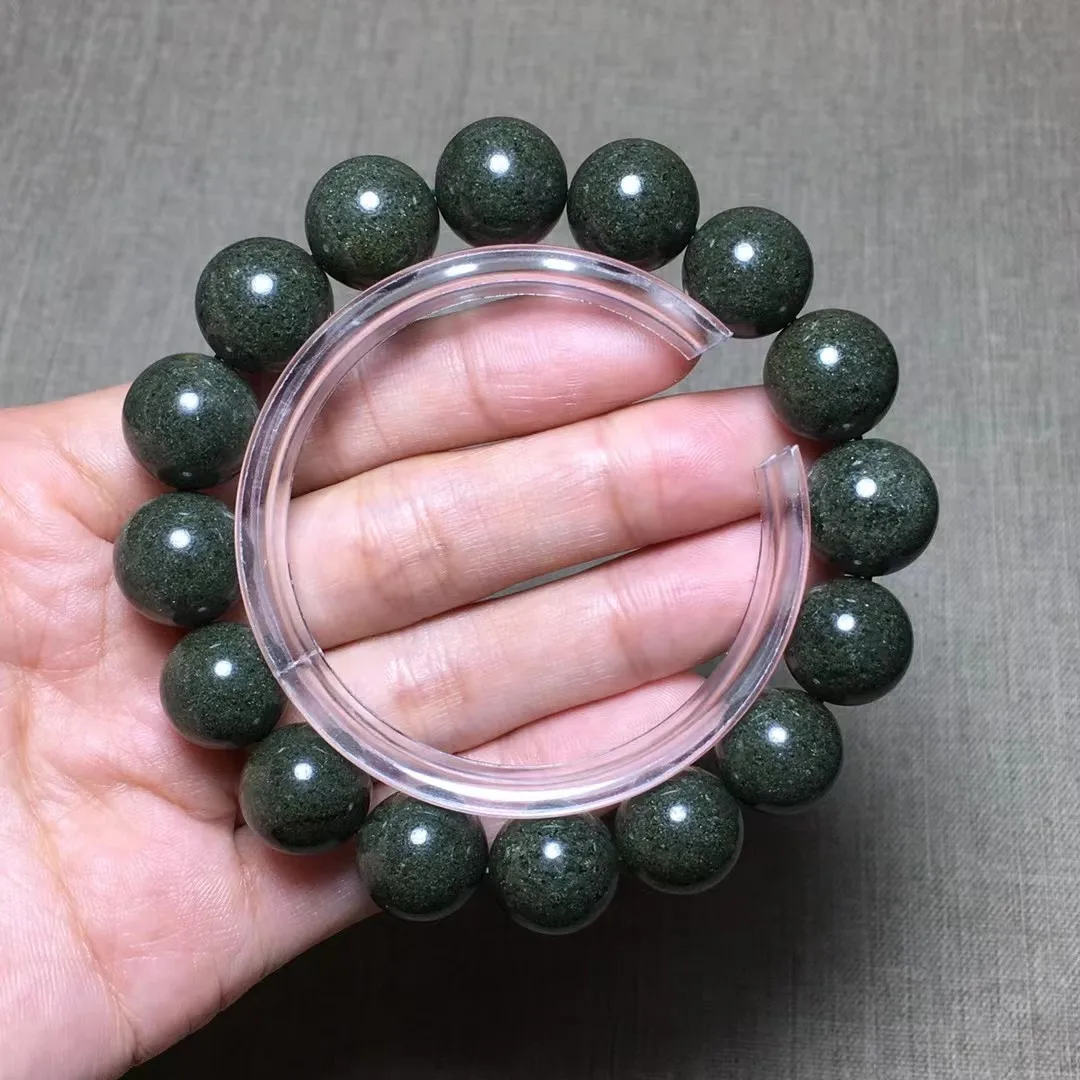 

13mm Natural Green Phantom Quartz Bracelet Jewelry For Women Men Wealth Luck Gift Gemstone Crystal Energy Beads Strands AAAAA