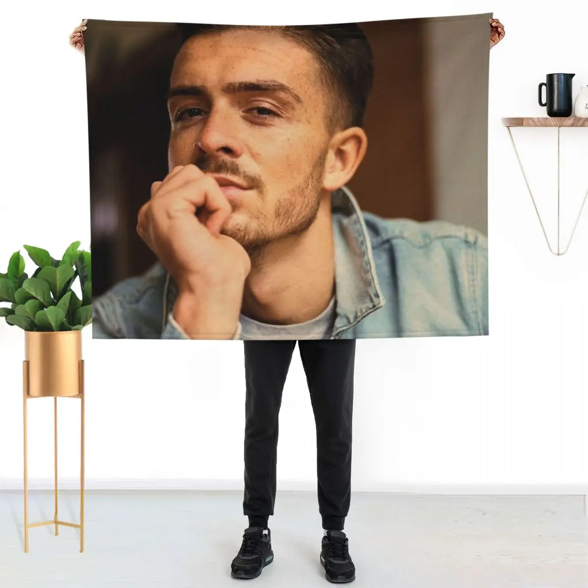 Jack G. Throw Blanket Thin Soft Blanket for Summer Night Sleeping