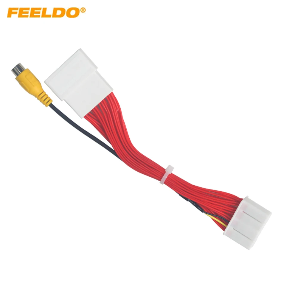 Car Reverse Camera Input Cable 30 Pin For Toyota Series Vehicle (2018-2024) OEM Head Unit Retrofit Aftermarket Camera