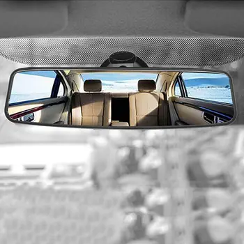 汽車後視鏡 可調 360°旋轉 全景汽車後視鏡 附吸盤 汽車內裝配件 8 最佳銷售 天使眼後視鏡 - №7