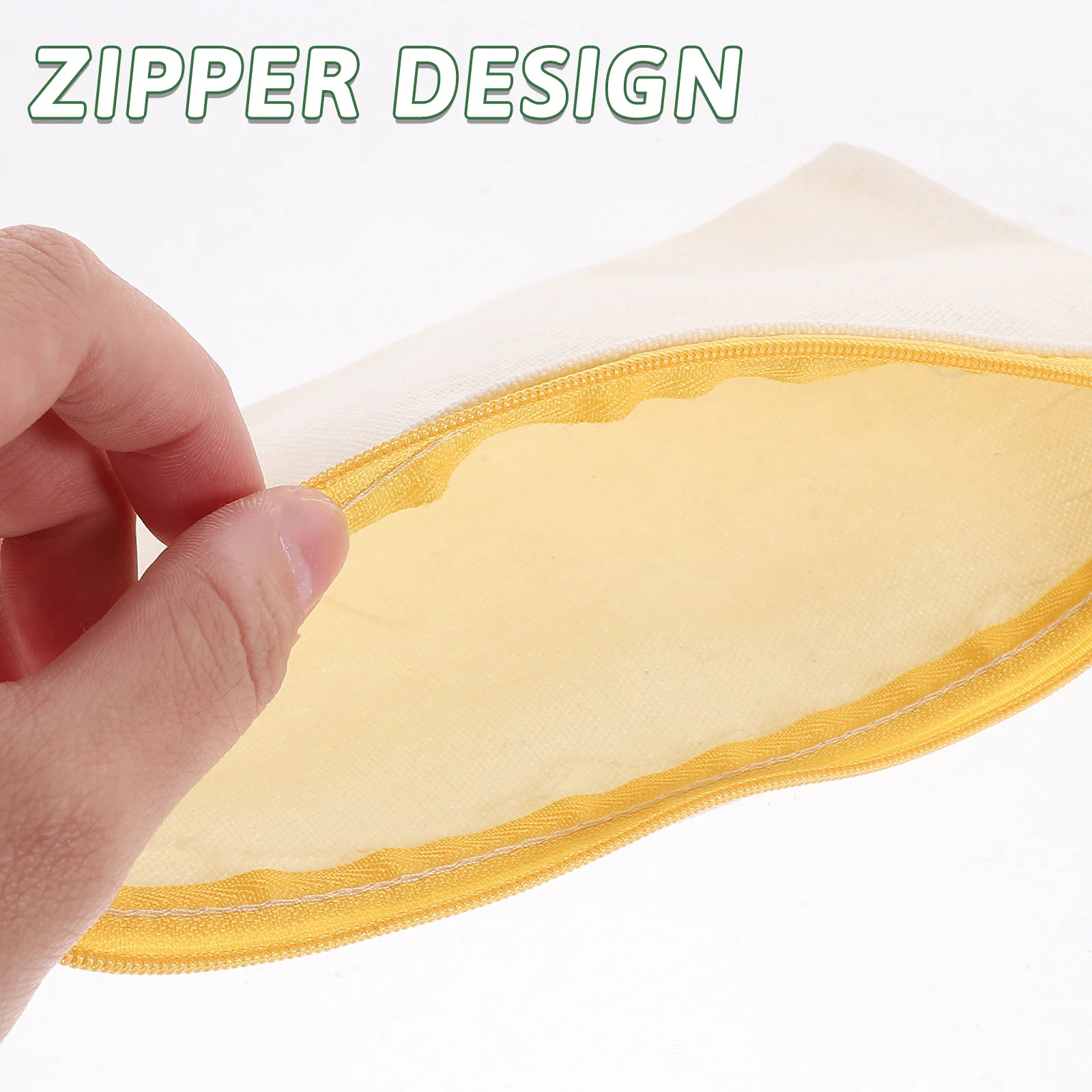 

5Pcs Painting Blank Makeup Bag DIY Canvas Pencil Case Zipper Toiletry Pouch Travel Storage Organizer for Girls Women