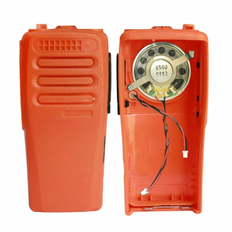 

Replacement Repair Housing Cover Case With Speaker Orange For DEP450 CP200d Xir P3688 DP1400 Radios