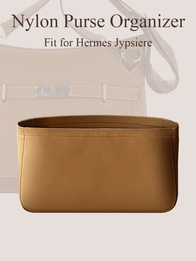 

Nylon Purse Organizer Insert for Hermes Jypsiere Handbag Mini Inner Liner Bag Cosmetics Storage Small Inside Bag Organizer