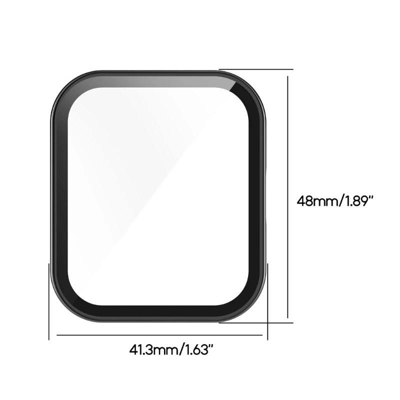 E9LB Smartwatch Cover PC Case Waterproof Protector Housing Washable Bumper for Watch 3 Active Watch