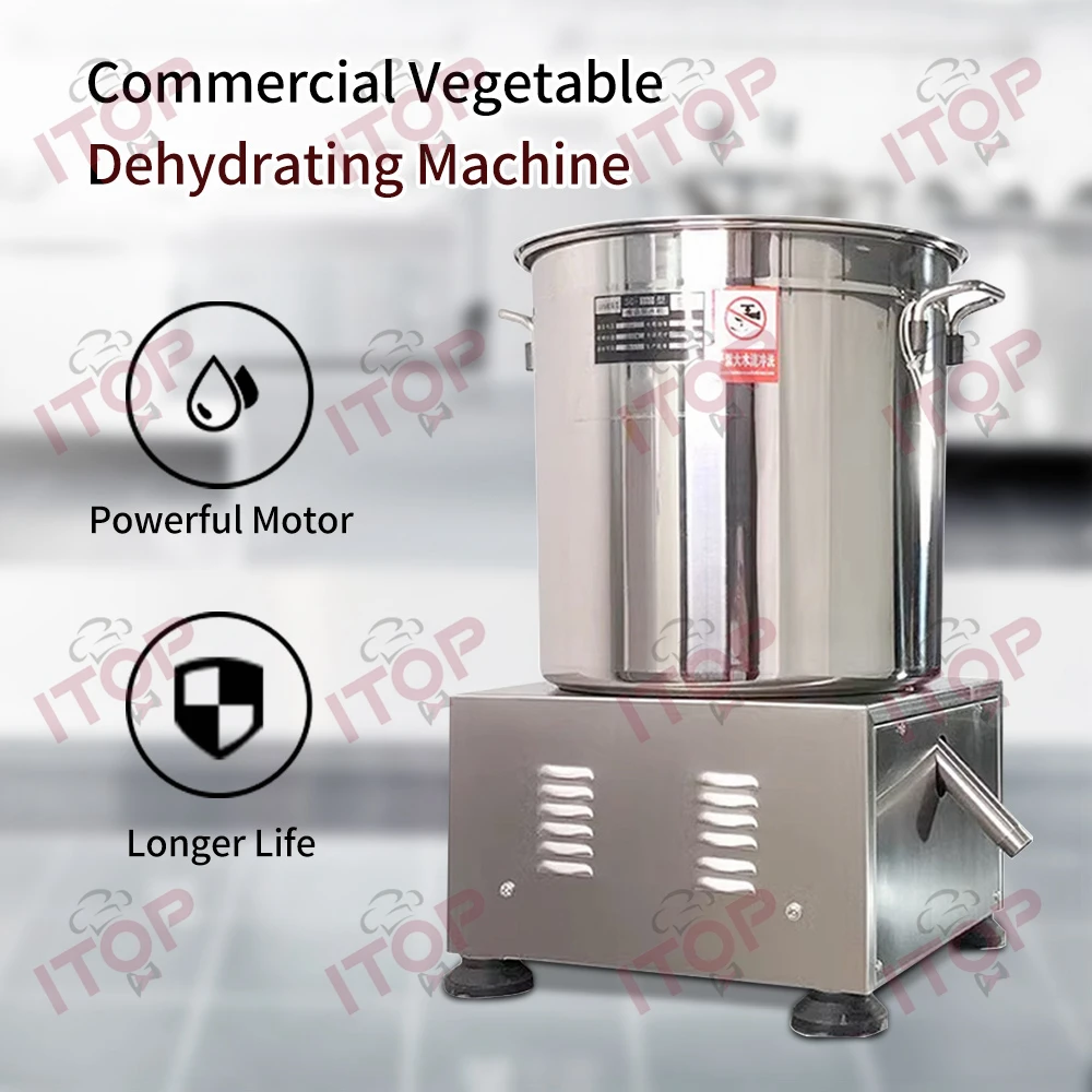 ITOP VDM-1 Electric Vegetable Dehydrator Stuffing Dehydrator Food Iil-throwing Machine Water Spinner Spin-dry Machine 1400 r/m