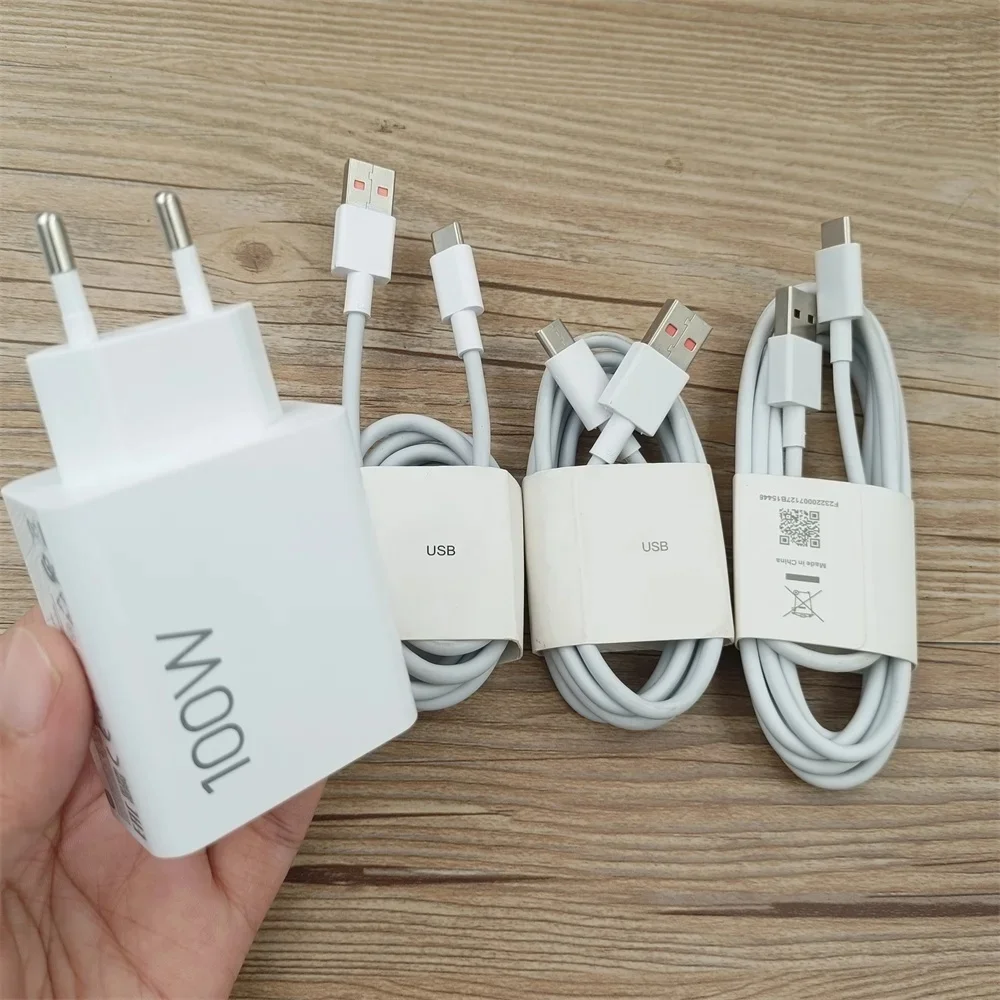 USB Fast Charger 100W for Xiaomi 15 14 13 12 11 Ultra Redmi Note 12T 13 Pro Turbo 6A Type C Charging Cable Phone Adapter