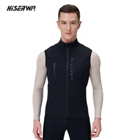 HISERWA-Chaleco de ciclismo para hombre, chaleco ligero sin mangas, transpirable, a prueba de viento, Jersey de Ciclismo de Carretera MTB, diseño ajustado, talla asiática