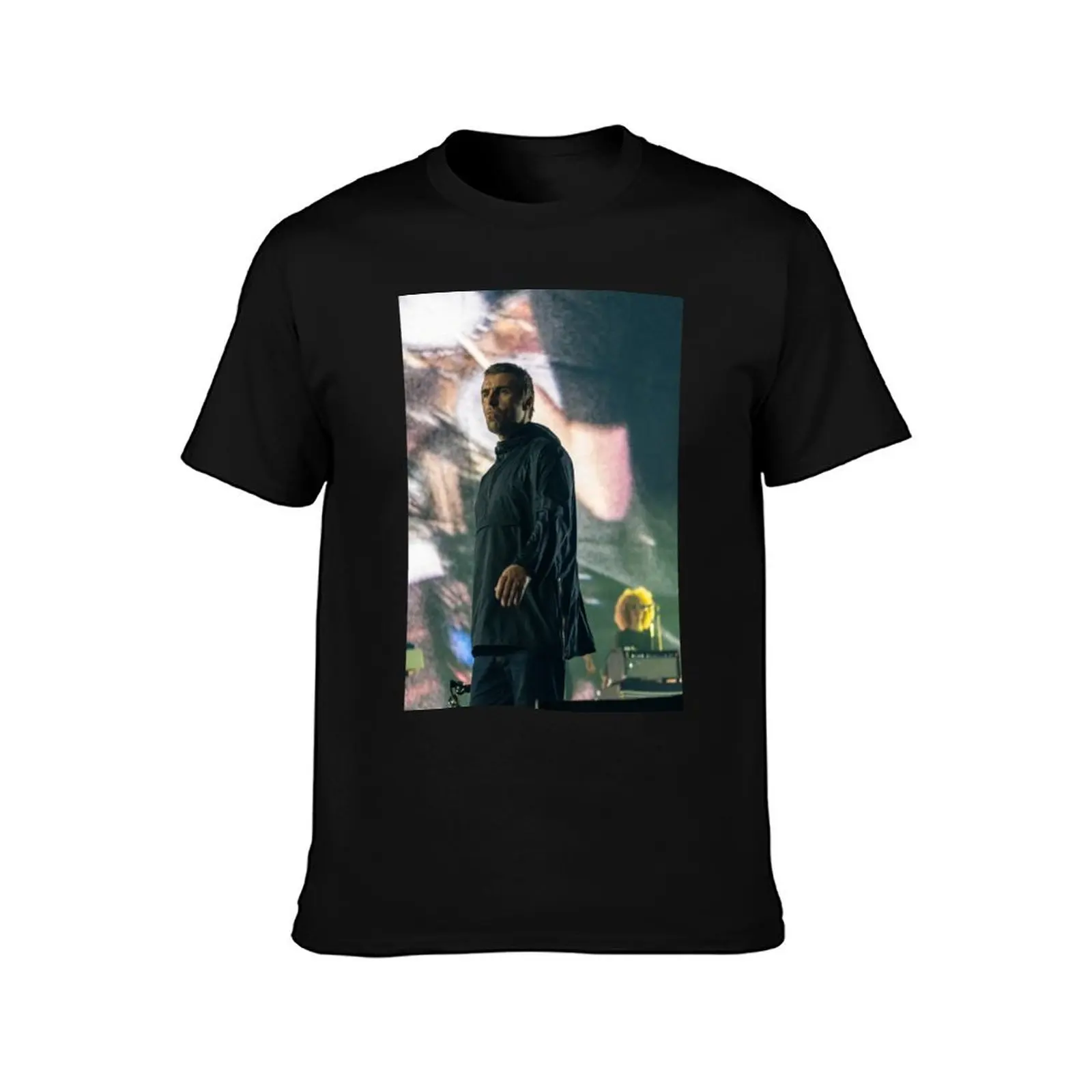 Liam Gallagher Why Me? Why Not. T-Shirt Work Outdoor Short Sleeve Tee