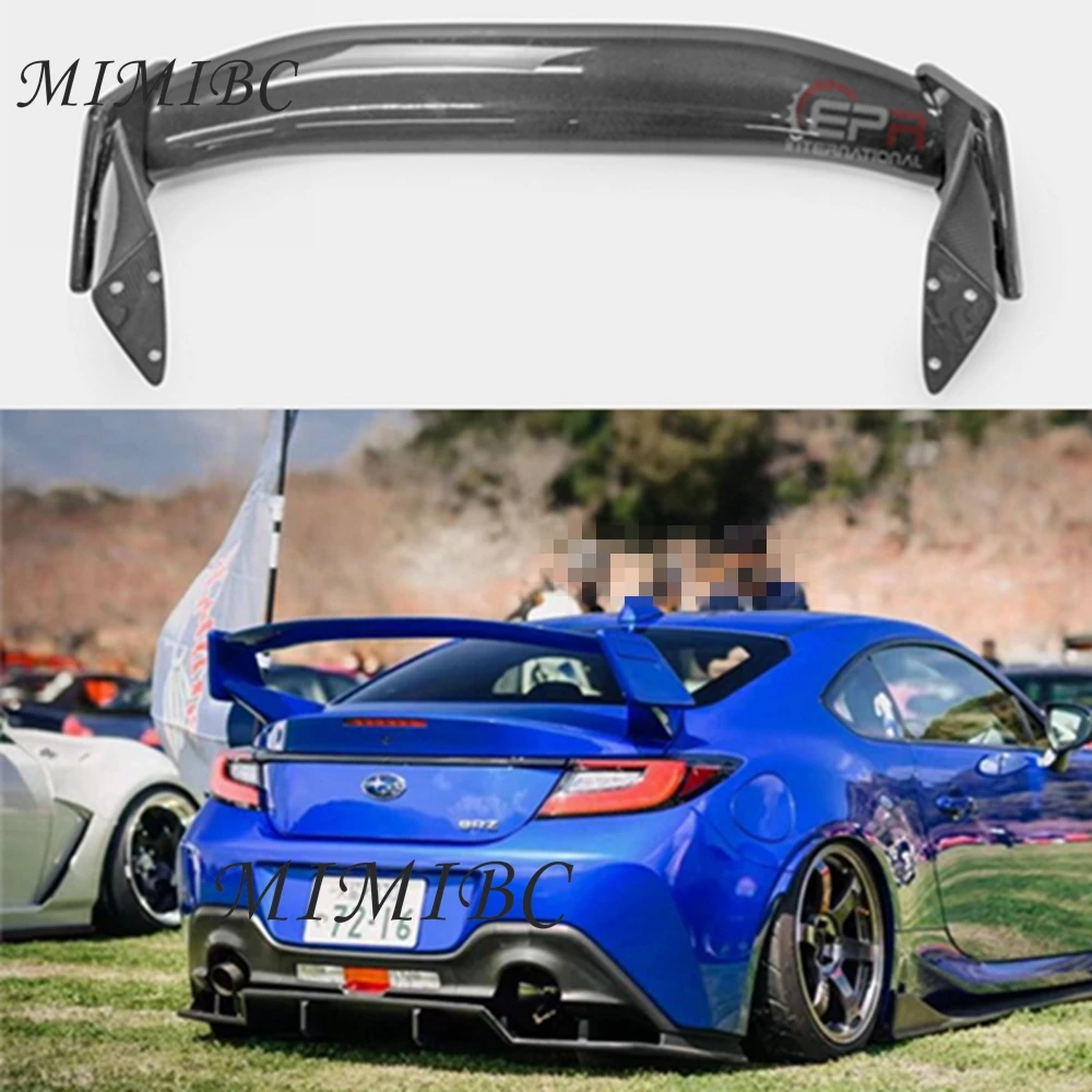 

REAL CARBON FIBER REAR WING TRUNK LIP TAIL SPOILER FOR Toyota GR86 / Subaru BRZ 2021 2022 2023 ST STYLE