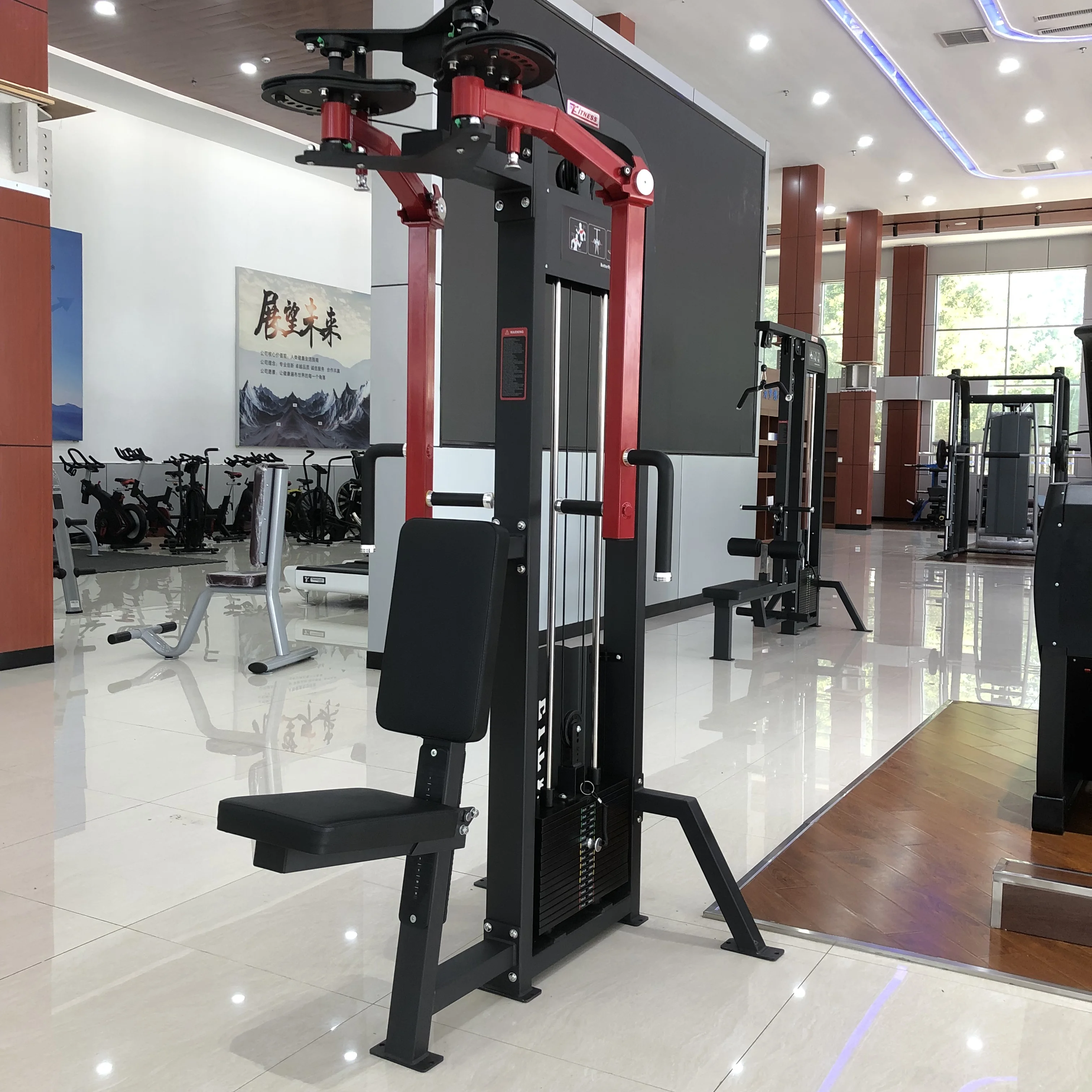 

Professional Strength Training Machine Chest & Back Exercise Machine Pec Deck Rear Delt Machine Gym Equipment