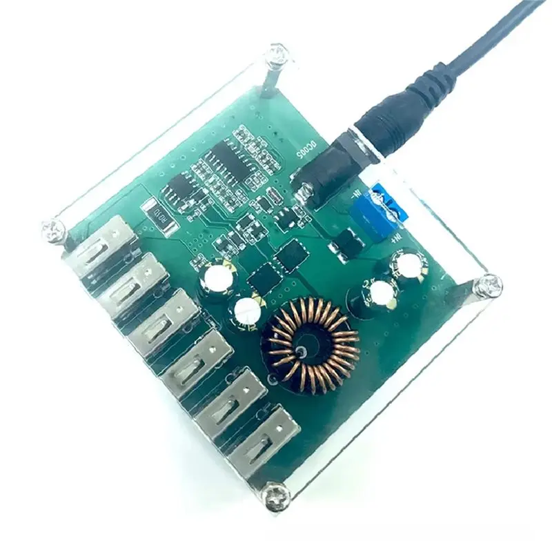 DTEN-For Solar Car Motorcycle Compatible 8A DC Step Down Converter 12V 24V 36V 48V To 5V USB Buck Power Module Voltage Stabilize