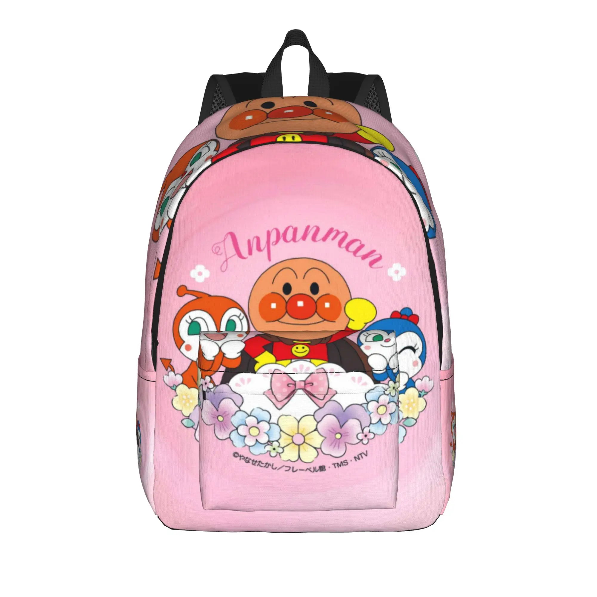 

Anpanman Storage Bag Back to school season Round Cartoon Characters (7) Light Backpack