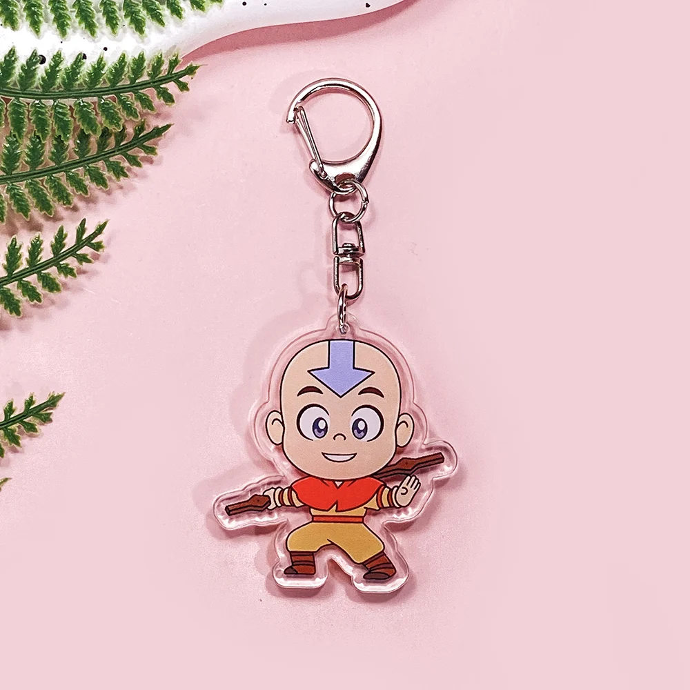 1/11Pcs Cartoon Avatar: The Last Airbender Acrylic Car Keychain Backpack Pendant Bag Charms Accessories Decoration Holiday Gifts