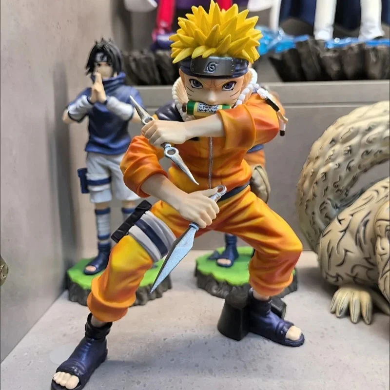 طلاء كامل بانداي بانبريستو اوزوماكي ناروتو اوتشيها ساسوكي بيكسيف أنيمي الشكل الحلي الطرفية العصرية اللعب الرسوم المتحركة موضوع