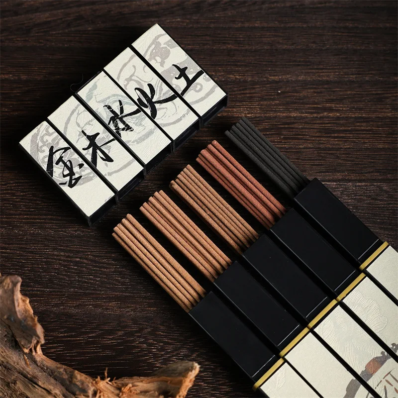 50 G Natural Five Elements Incense Stick Household Temple Worship Study Rooms Meditation Promotes Sleep Removes Odors Joss Stick