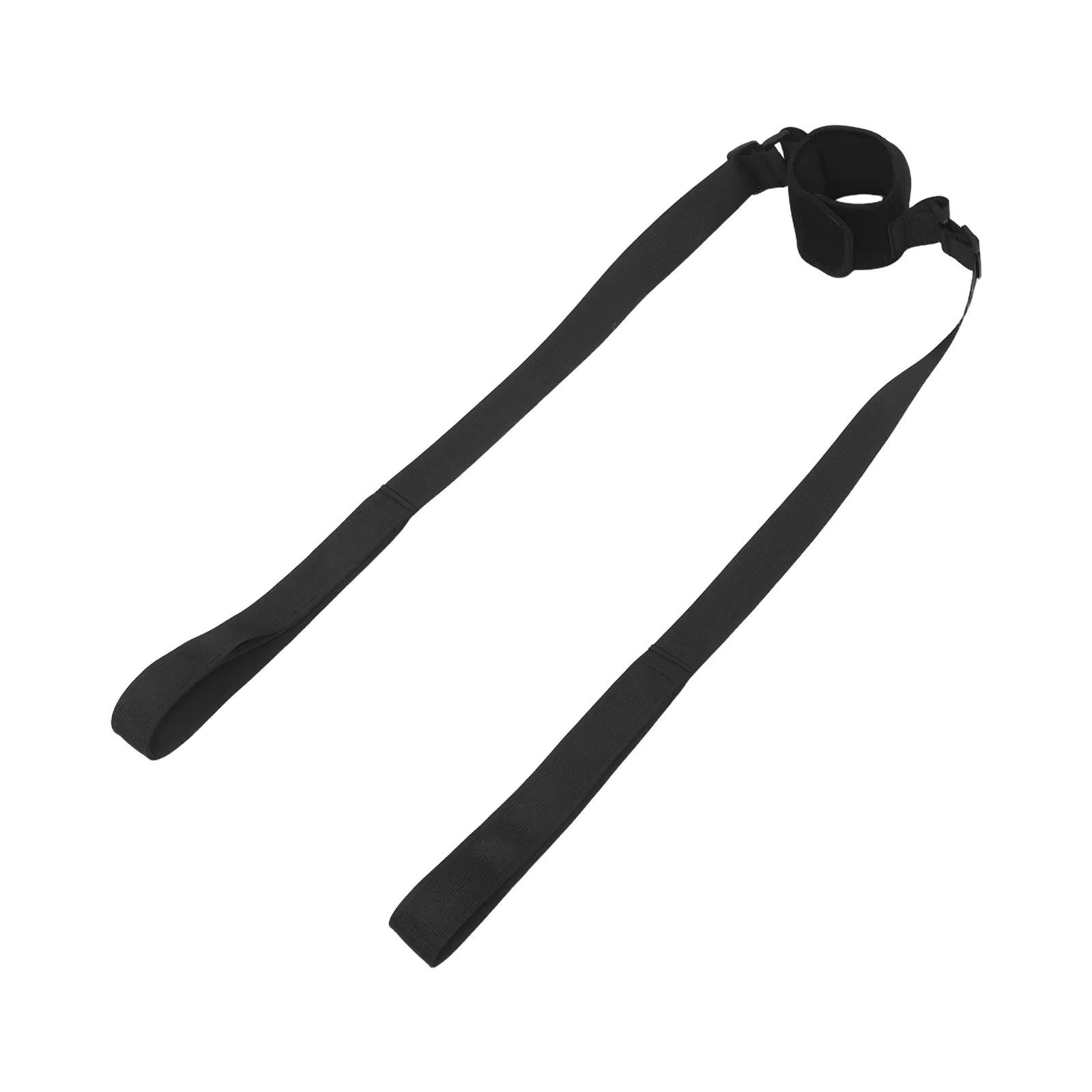 

Массажный мяч с ремнем для расслабления спины, регулируемый по длине, с фиксирующим ремнем для глубокого расслабления мышц, инструмент для массажа дома, в офисе и в путешествиях