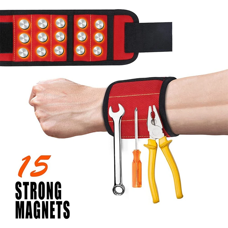 1 Satz isolierter Elektriker-Schrauben dreher mit magnetischen Armband werkzeugen 1000V Metall für Männer ph geschlitzte Torx-Sechskant-Vierkant bohrer