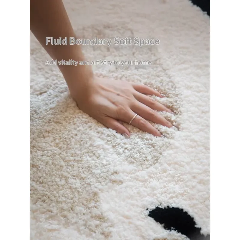 Vintage French Style Floral Rug for Girls Living Room Study Cloakroom Floor Carpet Home Decoration