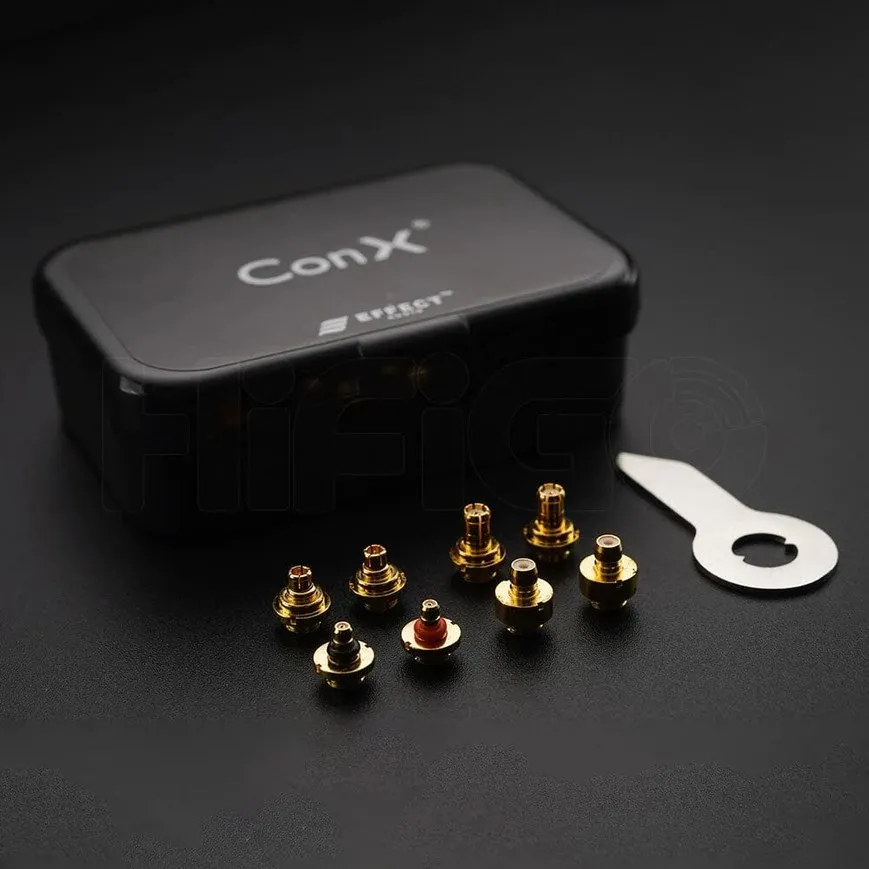 تأثير الصوت ConX الأساسية مجموعة و مجموعة كاملة Connectors-2Pin(0.78 مللي متر) /MMCX /PIPX /A2DC/الأذن موصل