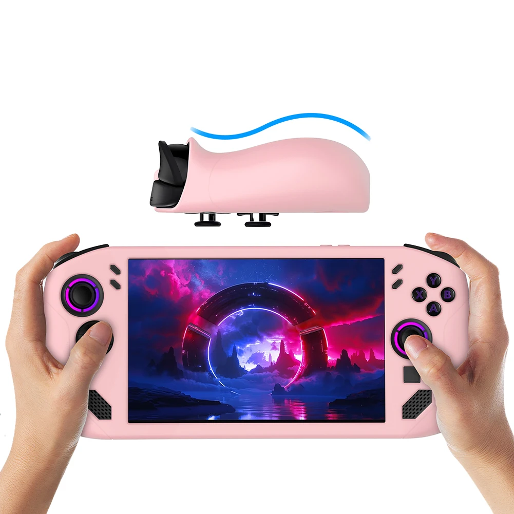 

Silicone Case Shockproof Handheld Game Console Cover Anti-Scratch Protective Case for Legion Go S Gaming Console Case