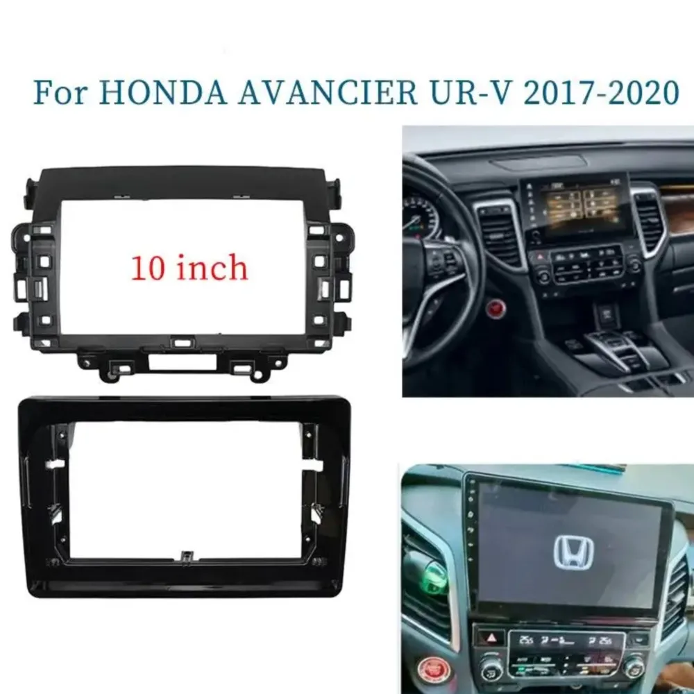 

10.1 Inch Car Stereo Frame Adapter Cover HD Touch Screen Radio Dashboard Frame For Honda Avancier URV UR-V 2017-2020