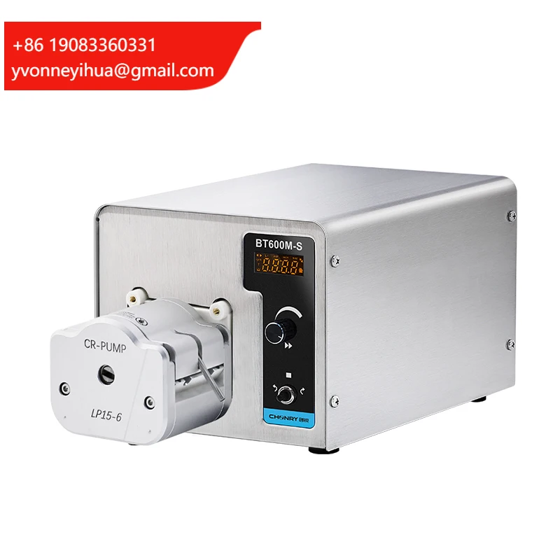 

CHONRY BT600M-S Intelligent Digital Peristaltic Pump 110V/220V Low Pulse Modbus Low Cost Head Replacement