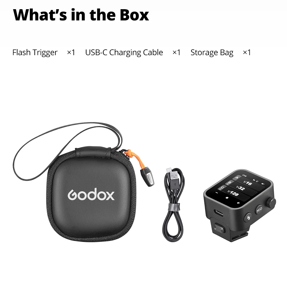 Godox X3 TTL HSS 2.4G Wireless Flash Trigger OLED Touch Screen Transmitter Quick Charge for Canon Nikon Sony Fujifilm view 6