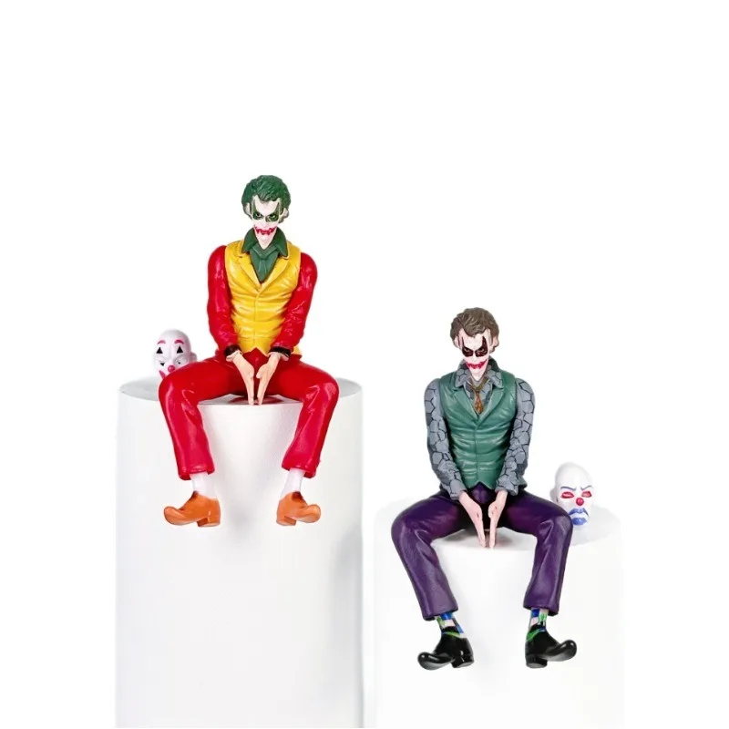 Dach Clown Auto Ornament Heath Ledger Schönheit Mann Black Knight Clown Suicide Squad Trompete sitzendes Modell
