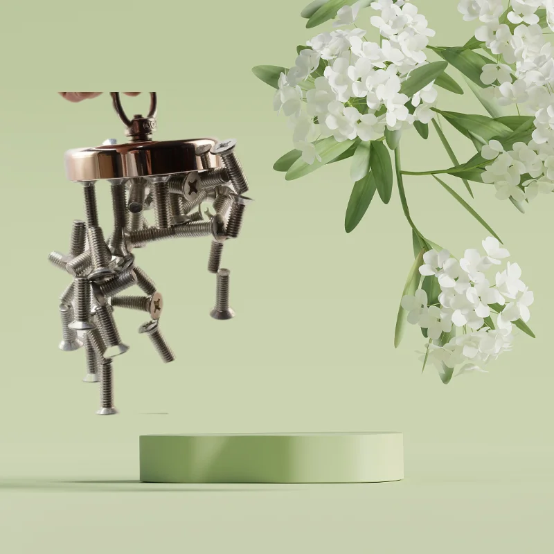 مجموعة مغناطيس الصيد D60MM قطعة واحدة، مغناطيس النيوديميوم، مثالية لجمع المعادن والمطبخ والإنقاذ في الهواء الطلق وصيد الأسماك #4