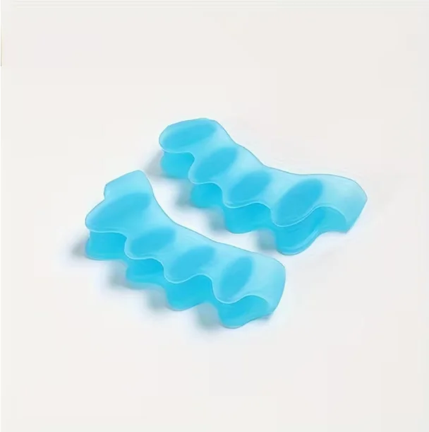 Silicone material toe pads, suitable for both men and women, providing soft shock absorption and toe protection.