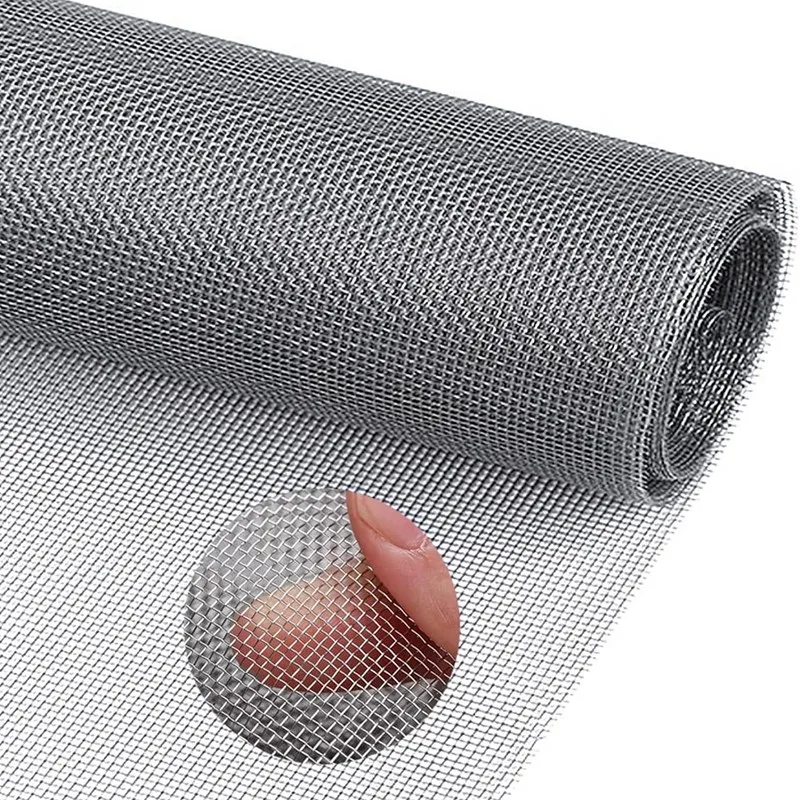 

Air Vent Mesh Cover Wire Mesh Roll Woven Wire 30 Mesh Wire Mesh Sheet Stainless Steel Silver
