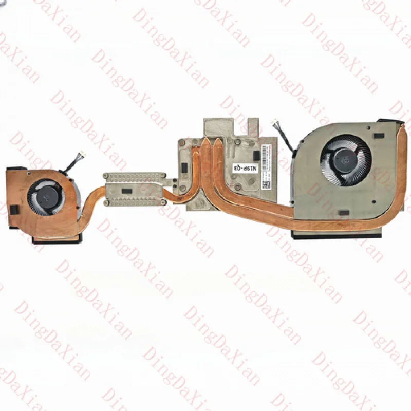 

LL For Lenovo Thinkpad P73 CPU GPU Cooling Heatsink Fan 5H40S72916 AT1DC002DT0