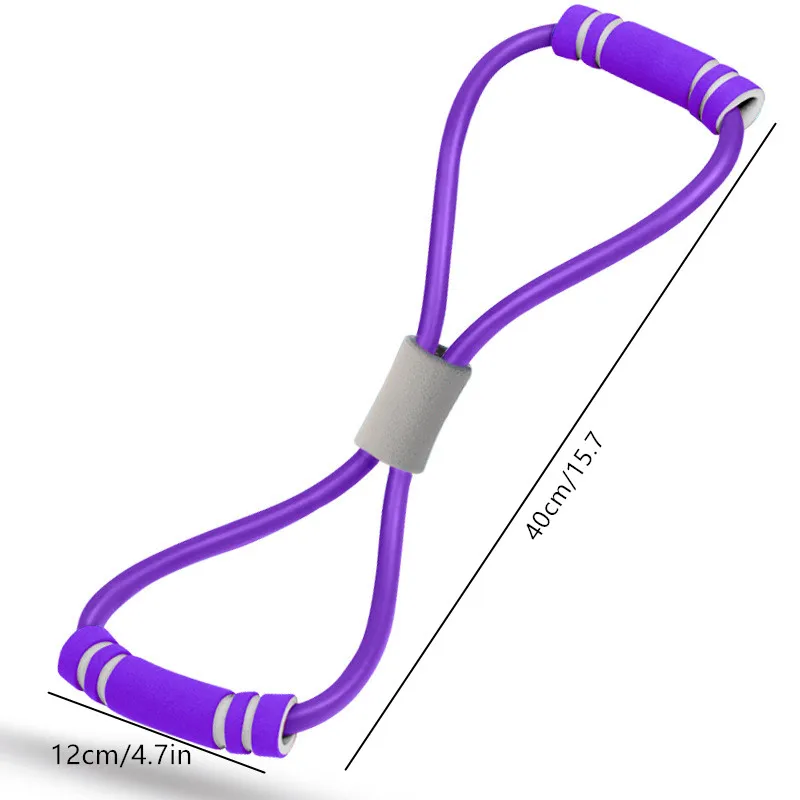 Resistance Band Set 4 Tubes Elastic Pull Rope Pedal Sit-up Expander For Fitness Slimming Training Equipment Kit
