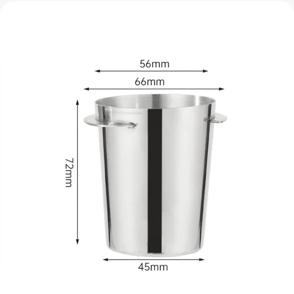 Stainless Steel Coffee Dosing Cup Powder Feeder Espresso Machine Accessory For Home Kitchen Cafe Brewing Daily Use
