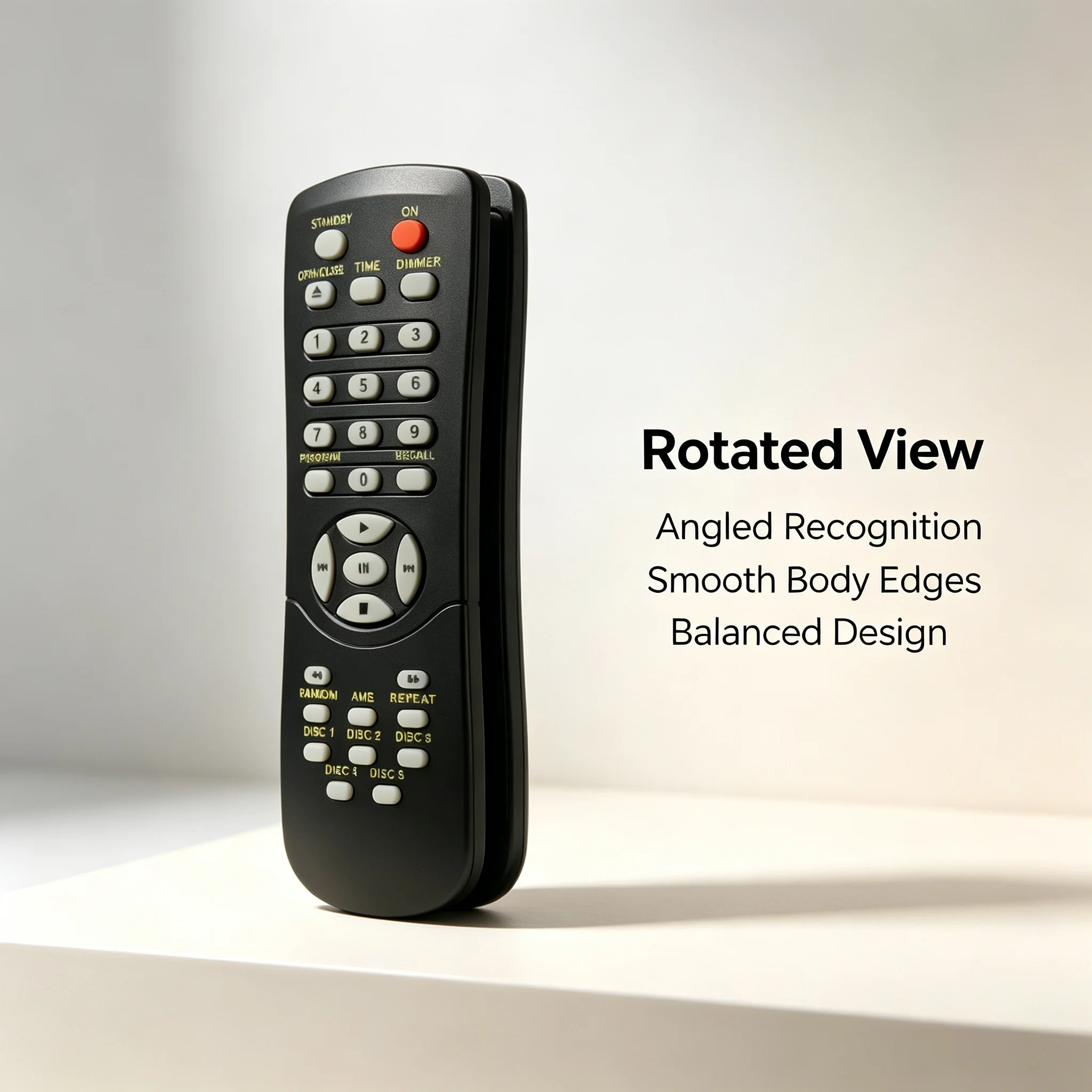 MB1397 RC4001CC X5QC Replacement Remote Control, Energy Efficient Universal Remote with Ergonomic Grip & Fast Response Buttons