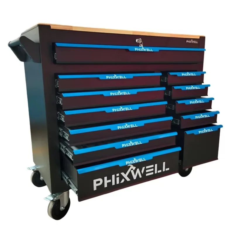 

XT-09 Heavy-Duty Auto Repair Workshop Mobile Table Drawer Type Tool 12 Drawer & Sundries Collection Cabinet