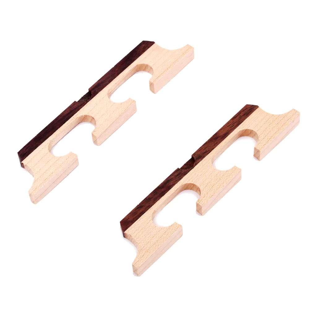 

1pcs 5 String Banjo Bridge Hard Rosewood Maple Wood Base Clear Tone Transmission For Vintage Replacement Or New Build