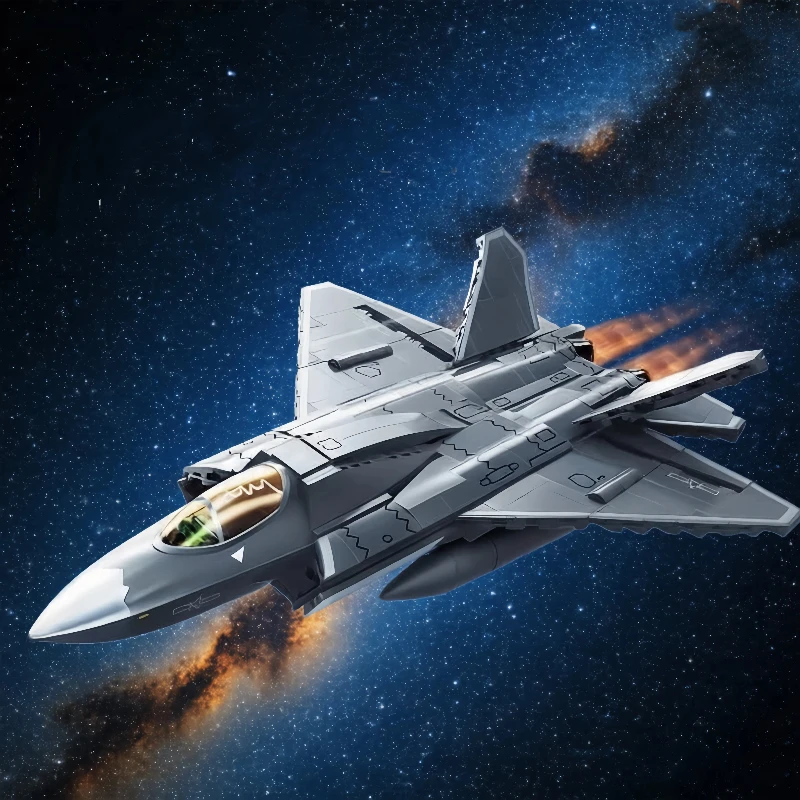 

Building Block Assembly Military Aircraft Model J-35 Fighter Jet Assembly Aircraft Model Boy Birthday Gift Aviation Collection