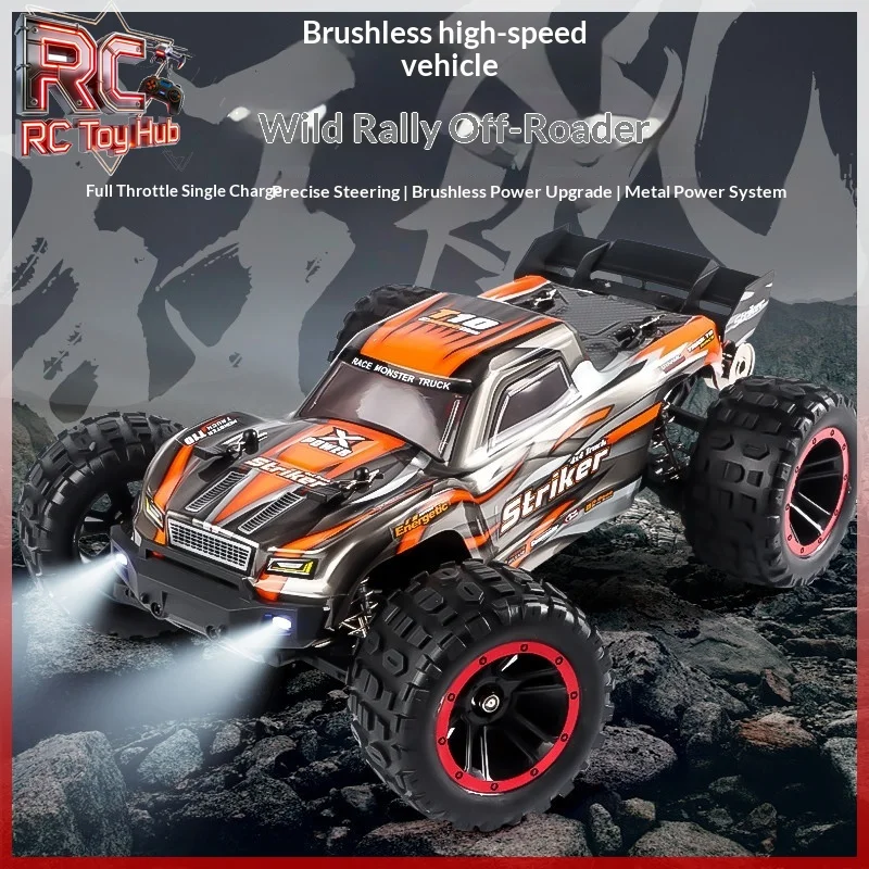 

Brushless 4wd Rc Car High Speed Off-Road Truck Fast Rock Crawler All-Terrain Monster Vehicle Rechargeable Remote Control Gift Fo