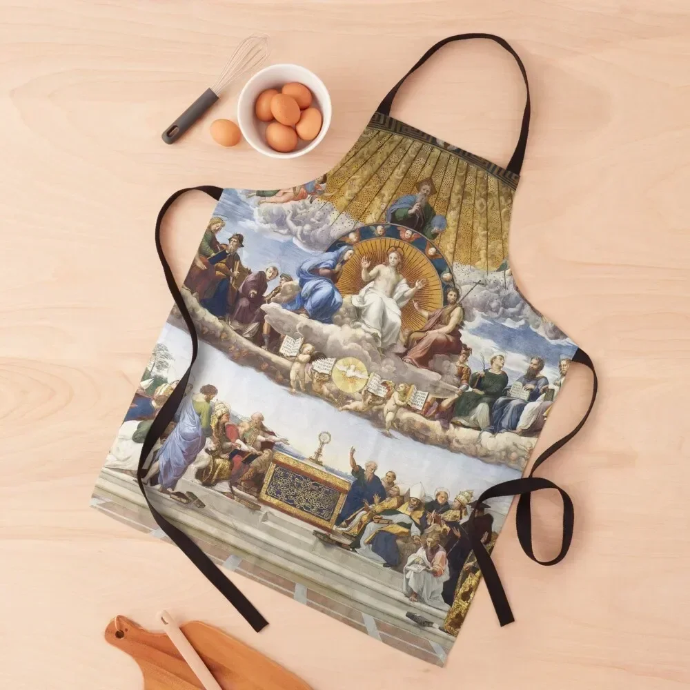 

Disputation of the Holy Sacrament Apron Kitchen Front Teacher kitchen and home bib Apron