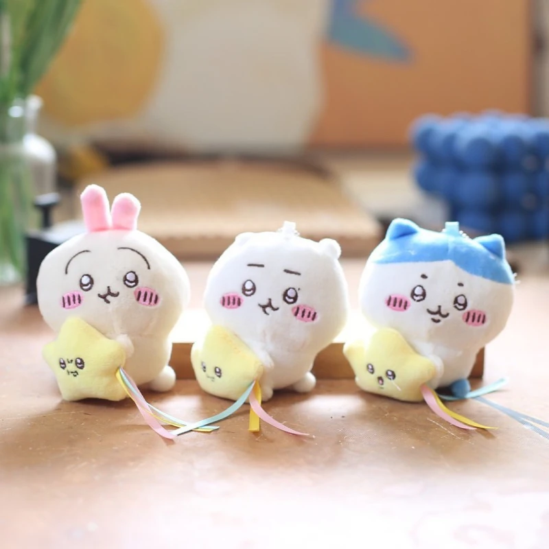 

Miniso оригинальная кукла Chiikawa Kawaii аниме милая Usagi мультяшная сумка мобильная плюшевая кукла школьная сумка подвеска игрушки для девочек Рождественский подарок