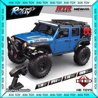 2025 New Upgrade HB-R1011 Jeep Rubicon Recon Rc Car 1:10 Full Scale Model Climbing Car High Speed Off-Road Vehicle