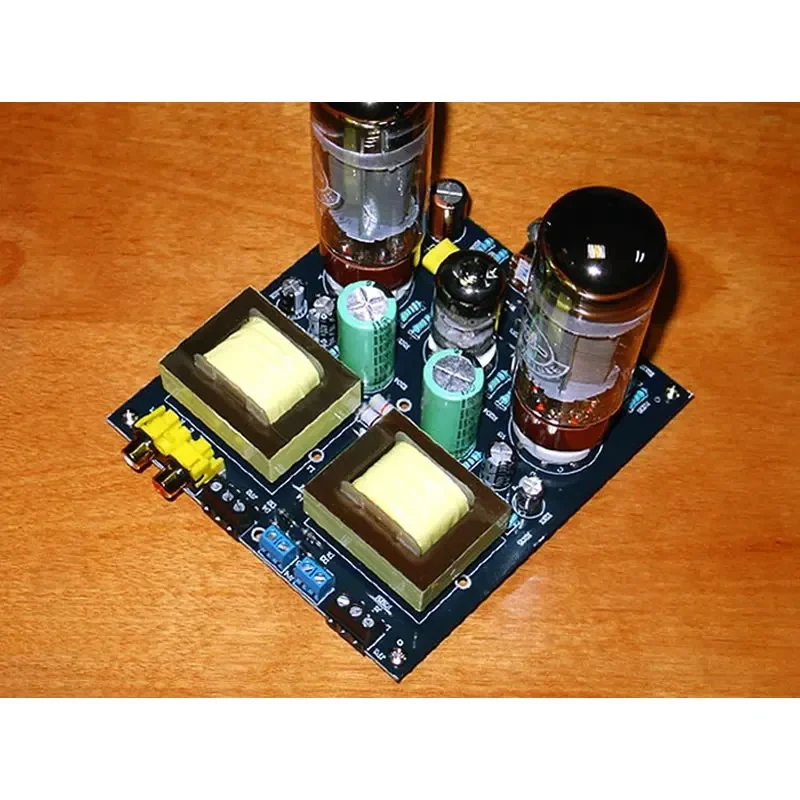 6n1 or 6n2 drive el34 electronic tube single end class a fever grade gallbladder power amplifier board 5W + 5W