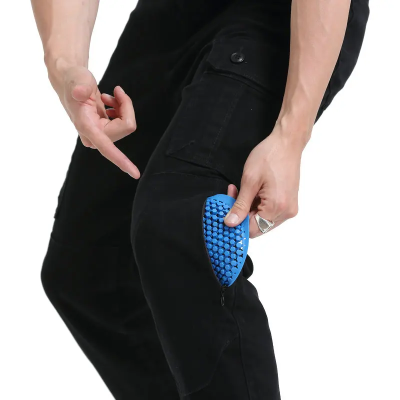 

2026 Direct from Manufacturer Men's Motorcycle Jeans Anti-Fall Riding Pants Multi-Pocket Workwear with CE Protective Gear