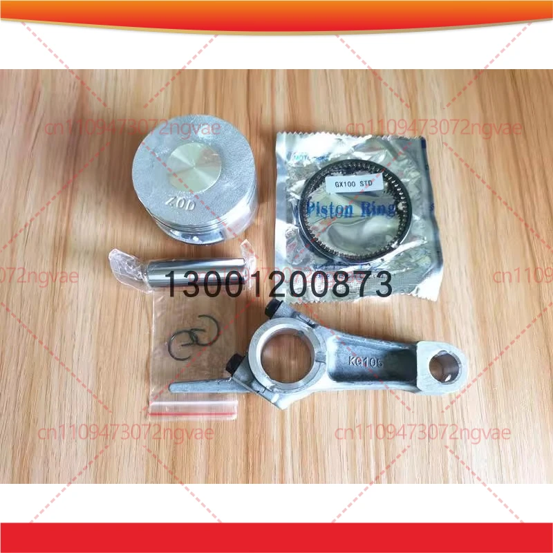 GX100 Connecting rod piston piston ring for Honda GX100 98CC 3HP jumping jack conrod water pump air compressor 13200-ZOD-000