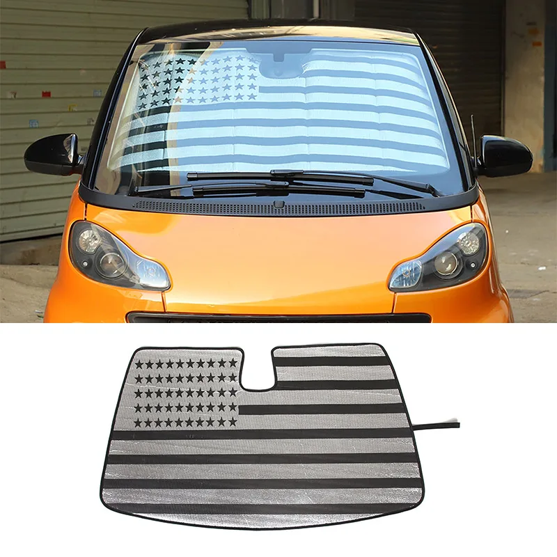 

Алюминиевая фольга для Mercedes-Benz Smart Fortwo 451 453 2009-2021 Серебристые автомобильные передние стекла Защита от УФ-лучей солнцезащитные автомобильные аксессуары