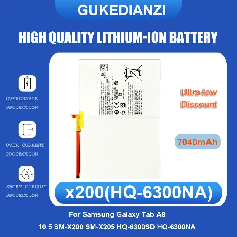 Battery For Samsung Galaxy Tab A 10.1 2019 SM T510 T515 Book 12 SM-W720 Titan V2 XE520QAB XE521QA SM-W727V 3 Lite 7.0 T111 T110