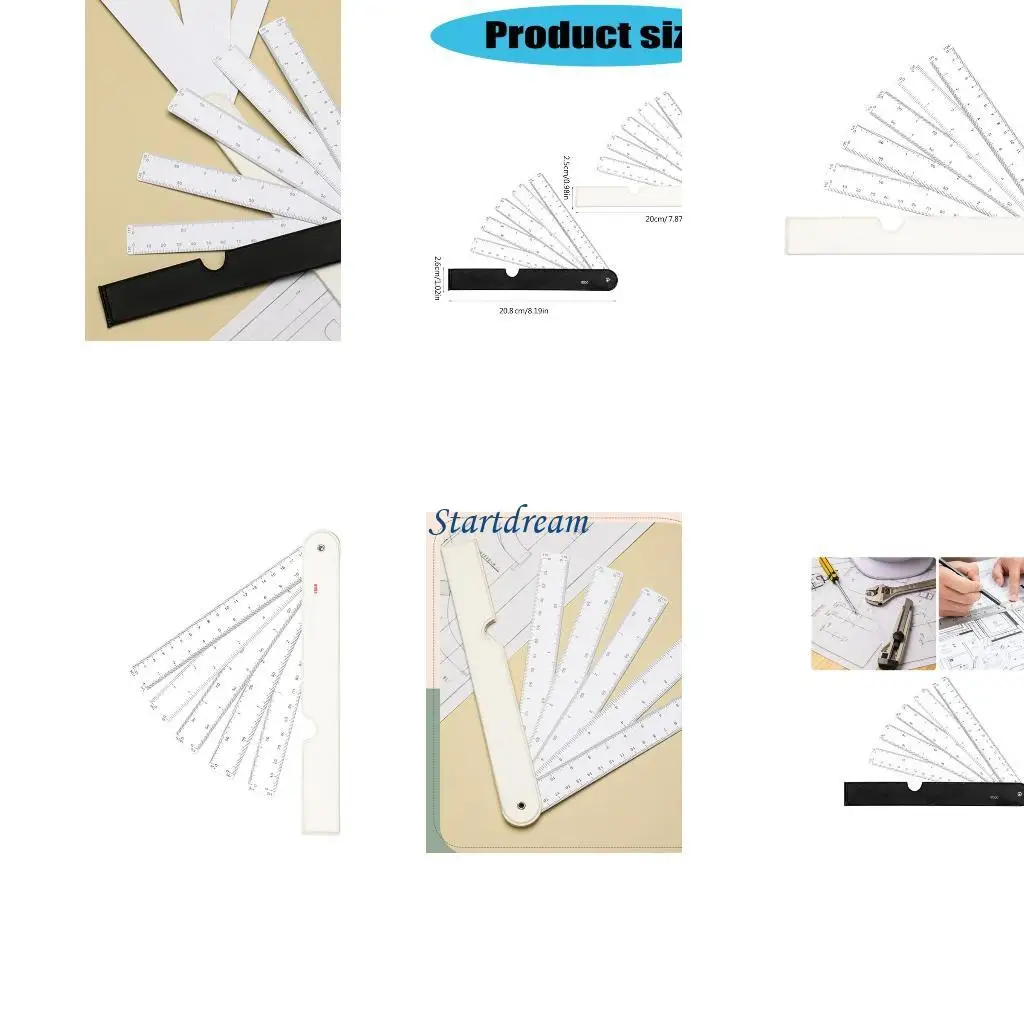 

Folding Engineering Ruler Measurement Tool for Fashion Designing and Engineering K92C